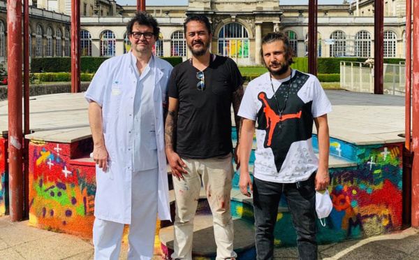 Cyril Kongo, graffeur au grand cœur pour l’hôpital Lariboisière