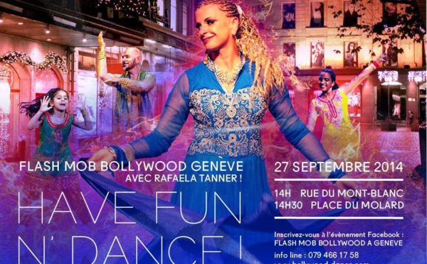 Flash mob Bollywoodien à GENEVE le 27 sept. 2014