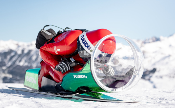 Nouveau record du monde de vitesse en snowscoot : Corentin Desbois dépasse les 175km/h