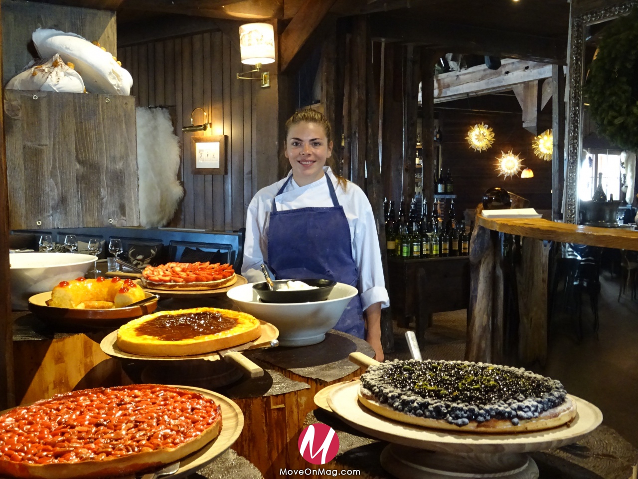 La cheffe pâtissière du restaurant "La table de Jeanne" au Panoramic à Tignes ©Move-On Magazine