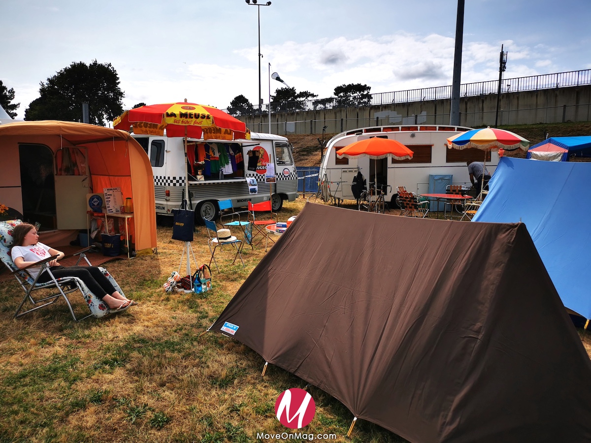 Retro Camping - 24h du Mans - 100eme anniversaire historique - Le Mans Classic 2023 - Photo Move-On Magazine