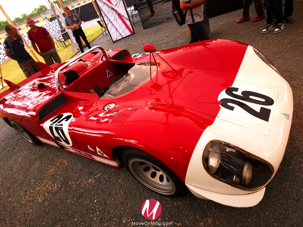 Alpha Romeo 33 TT 12 1974 - 24h du Mans - 100eme anniversaire historique - Le Mans Classic 2023 - Photo Move-On Magazine